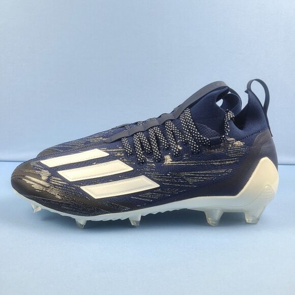 Adidas Football Cleats Mens Size 10.5 Adizero Primeknit Navy Blue GV9623